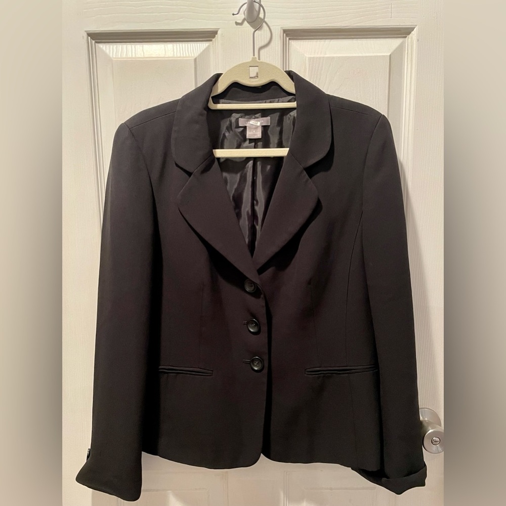 Size 12 black Ann Taylor suiting jacket blazer